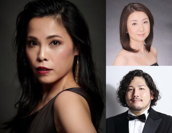 写真　左：中村恵理、右上：木下志寿子、右下：工藤和真 ©FUKAYA auraY2