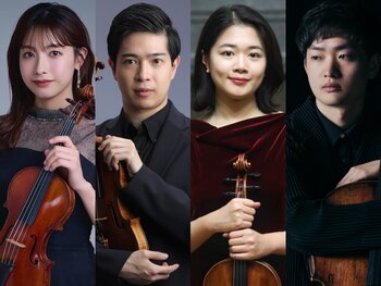 左から荒井©AMUSE/Takahiro Sakai、石原、湯浅、水野©Yuji Ueno